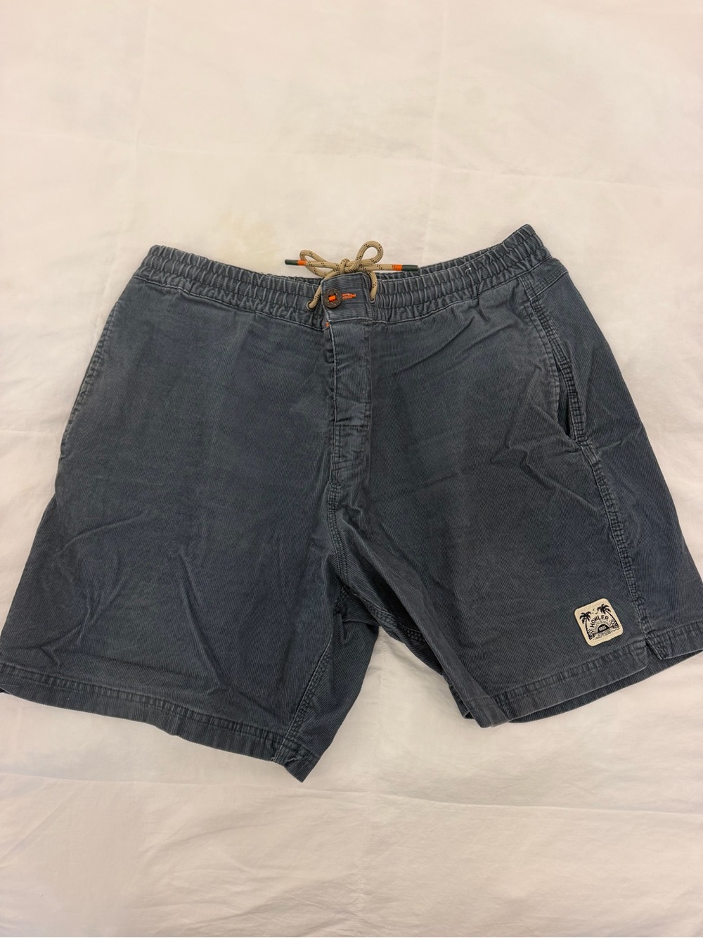 Howler Brothers Slate Blue Drawstring Shorts